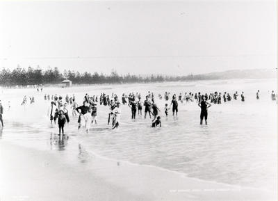 Bathers at Manly Beach