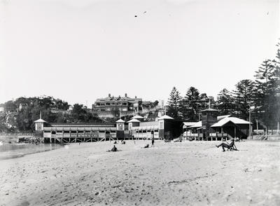 Manly Beach and surf pavilion