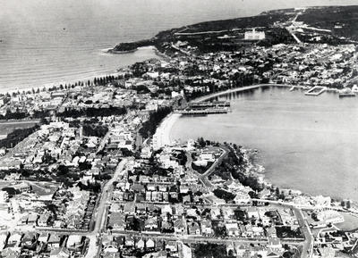 Aerial view of Manly