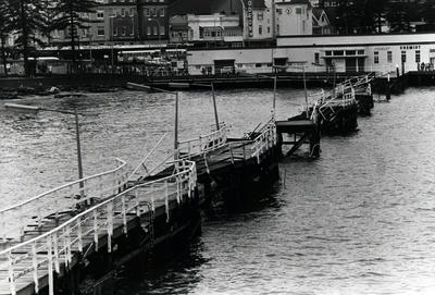 Storm damage to Manly harbour pool