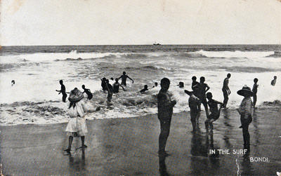 in the surf - Bondi