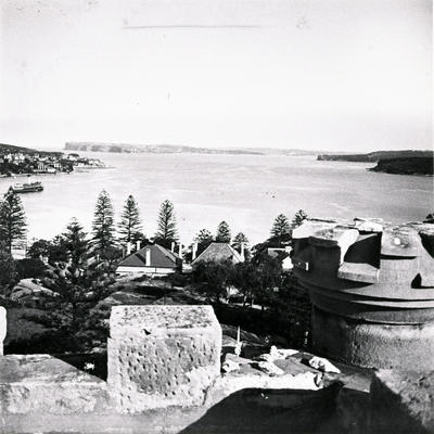 Over Manly Cove from Dalley's Castle