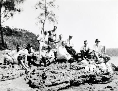 members of the Circle on a day at Sirius Cove