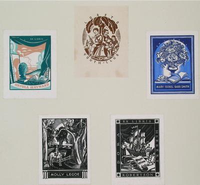 Five bookplates