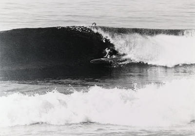 On rail turn, Sandon Point 1966