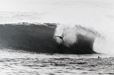 Body surfing Shark Island 1962