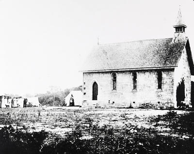 St Paul's Church of England, Middle Harbour, now Seaforth, built in 1875 and now the Chapel of the present church