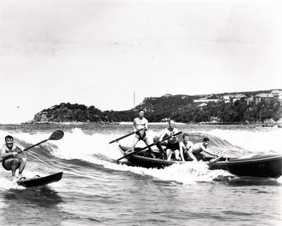 crew in surfboat