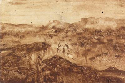 Untitled (figures in landscape)