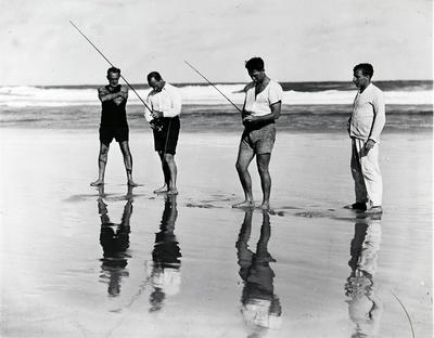 Fishermen on Manly Beach