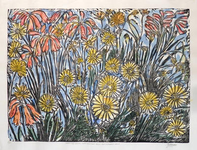 Breakoday daisies with Xmas Bells & Kangaroo Paws - Days of Summer Series 19/20 ed