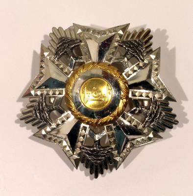 Order of St Michael and St George, conferred by HM the Queen with the title of Knight Grand Cross in designated black box - Badge, Star on narrow riband and full-sized Riband