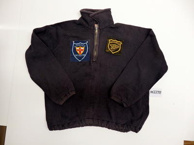 Navy top with Instructor's badge of ASA ( Aust. Amateur Swimming assoc)