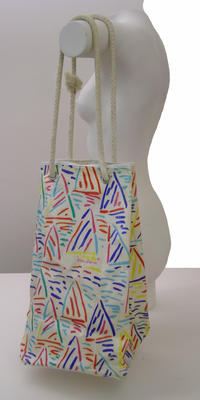 Over the shoulder cotton beach bag