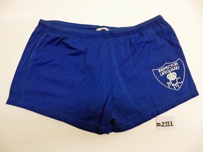 Lifeguard shorts in royal blue