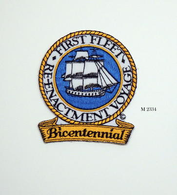 Badge from Bicentennial First Fleet reenactment