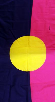 New nylon Aboriginal flag