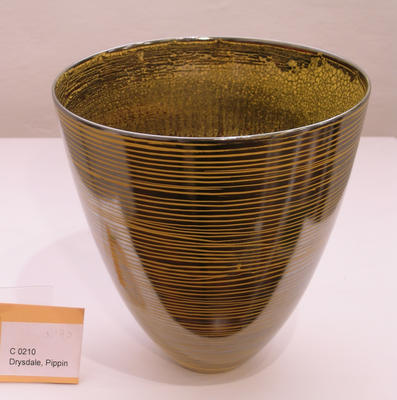 Copper Gold Porcelain bowl