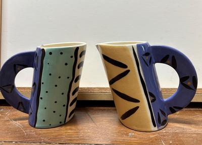 cofee set - pot, jug, mugs