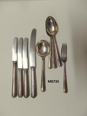 Assorted cutlery from Carleton Hotel and unknown sources