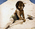 Young aboriginal girl on a beach