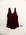 Burgundy woollen costume with straps