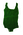 Faille rayon green V shaped back adjustable straps loose fitting. See 260 same style.