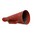 Red metal loud hailer with red handle