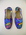 Espadrilles, cotton, rubber sole blue with reef print code AESPDI3