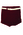 Maroon "pure virgin woolknit" trunks, white cotton belt with silver buckle with embossed 'Jantzen logo', skirt front, white trim down sides, Jantzen logo front bottom LHS, size 34 (* photograph of wearer accompanied, compare with earlier version MO134)